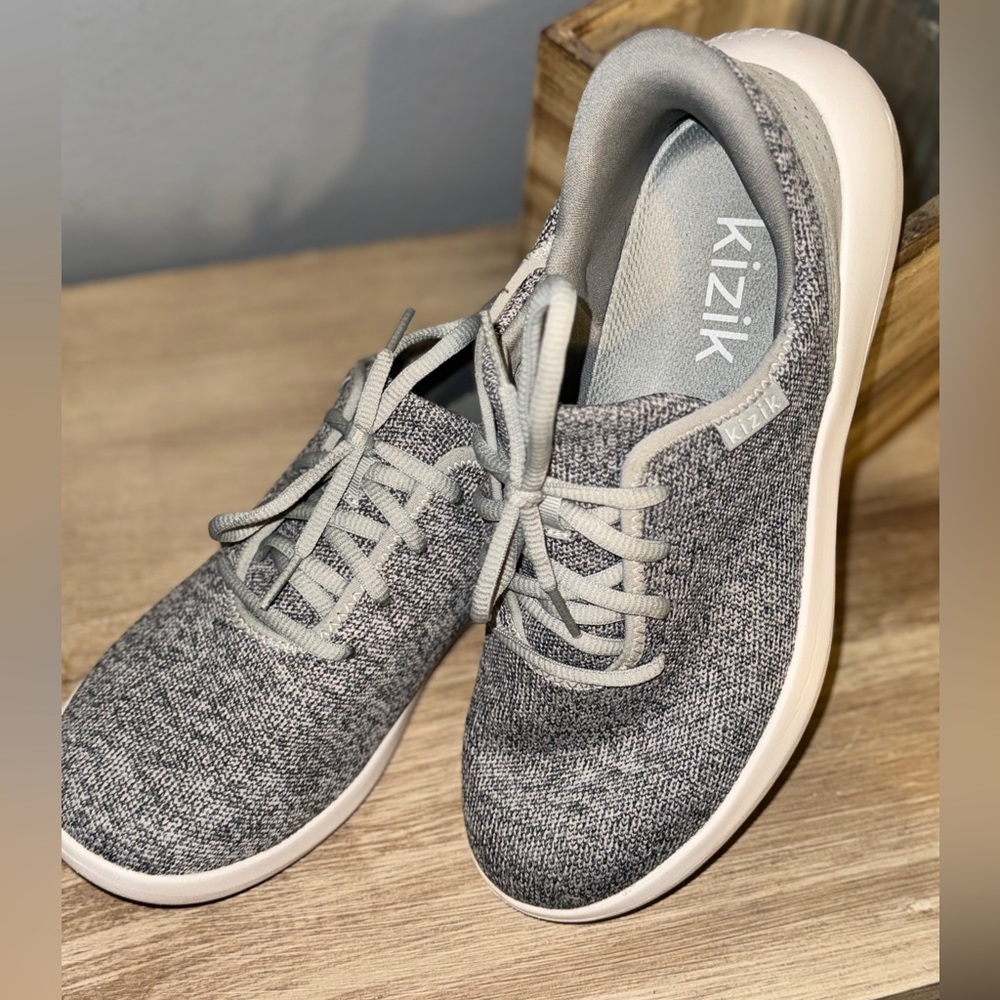 Kizik Women’s Madrid Eco Knit in Heathered Grey